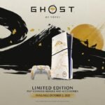 Sony revela PS5 e DualSense com visual inspirado em Ghost of Yōtei; versão dourada chegará ao Brasil PS5 Ghost of Yōtei