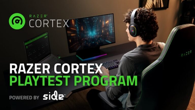 Razer Cortex Playtest Powered by Side