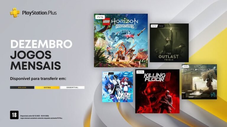 PlayStation Plus dezembro 2025