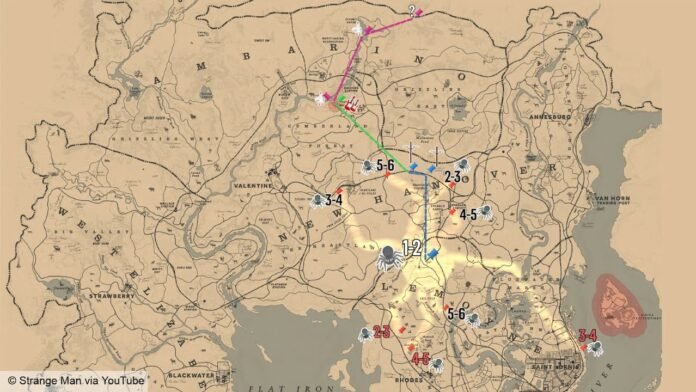 Red Dead Redemption 2 easter egg teias de aranha