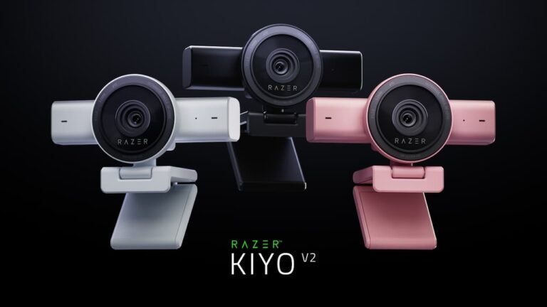 Razer Kiyo V2 e Kiyo V2 X ganham novas cores Quartz e branca
