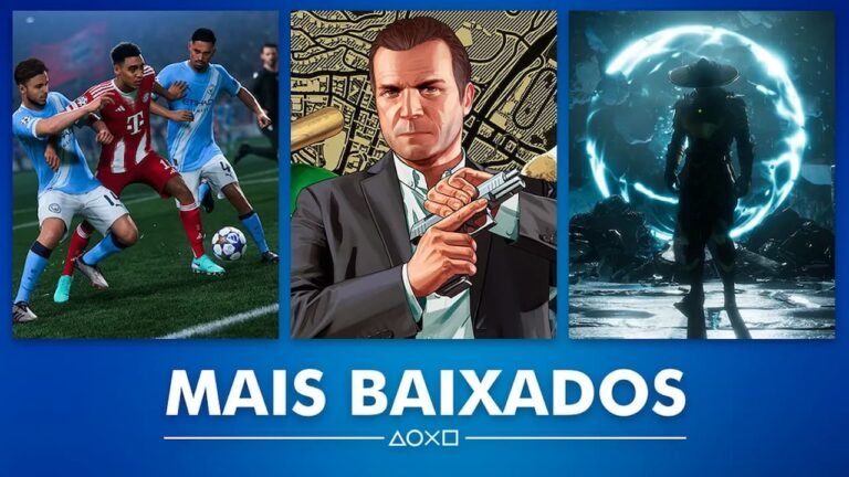 jogos mais baixados PlayStation