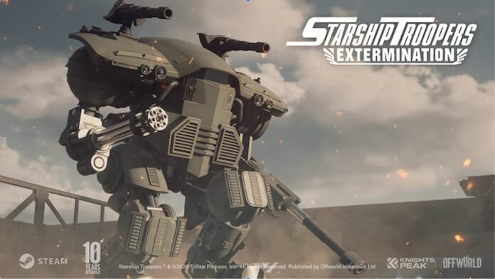 Starship Troopers Extermination atualização