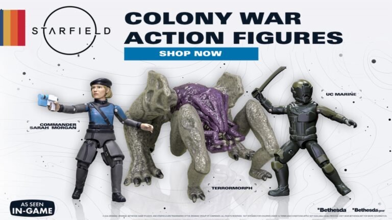 Starfield figuras de ação