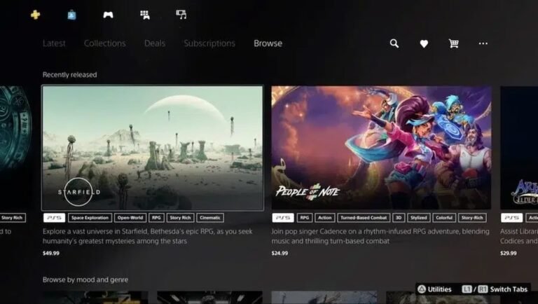 PS Store pode ganhar visual estilo Netflix no PS5