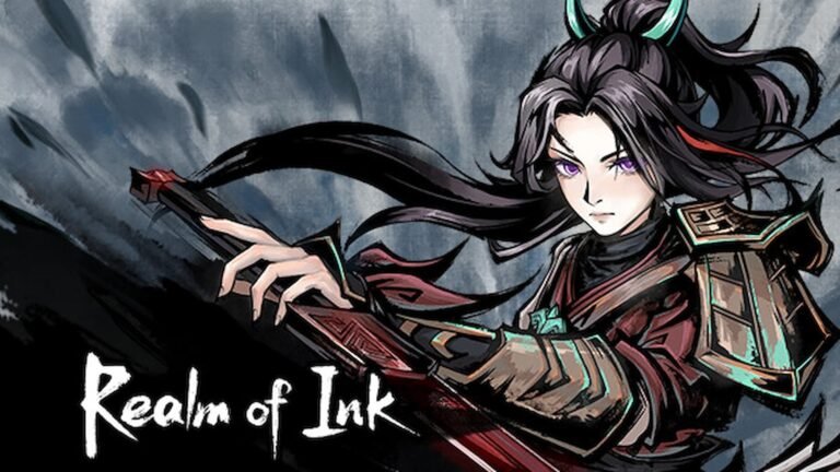 Realm of Ink chega aos consoles em maio com combate roguelite e estética em tinta
