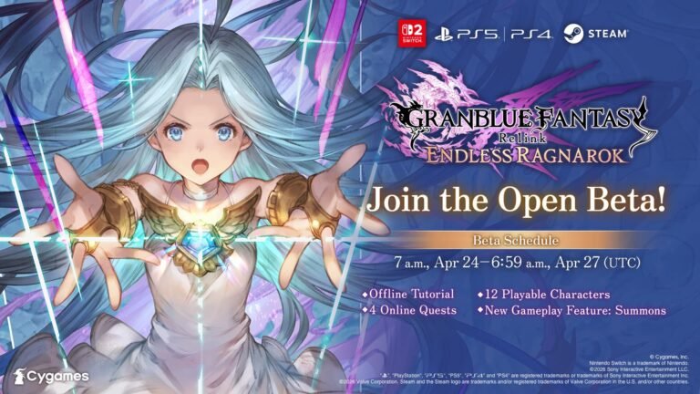 Granblue Fantasy: Relink – Endless Ragnarok terá beta aberto em abril