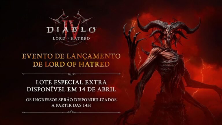 Evento de Diablo IV: Lord of Hatred terá ingressos gratuitos no Brasil