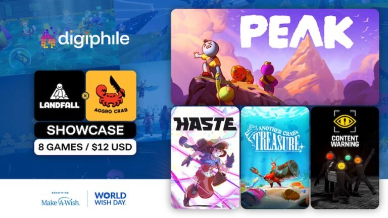 Bundle Landfall x Aggro Crab traz 8 jogos por US$12 e apoia instituição de caridade