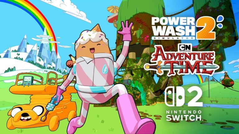 PowerWash Simulator 2 recebe DLC de Adventure Time com cenários icônicos da série
