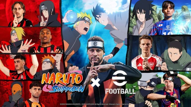 eFootball recebe colaboração com Naruto Shippuden em evento por tempo limitado