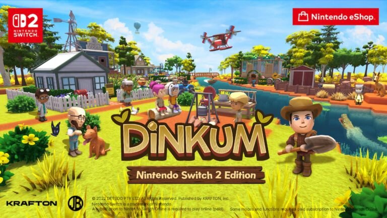 Dinkum recebe grande atualização de aniversário e chega ao Nintendo Switch 2