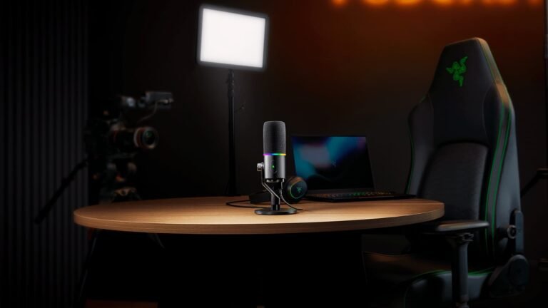 Razer Seiren V3 Pro é anunciado com gravação em 32-Bit Float e conexão USB-C/XLR para criadores de conteúdo
