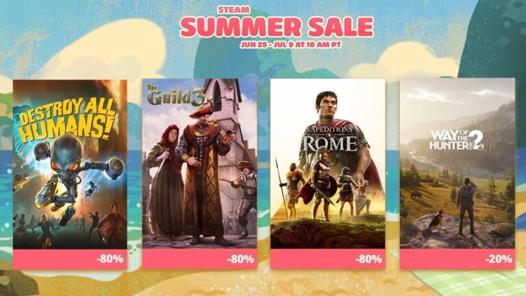 THQ Nordic entra na Steam Summer Sale 2026 com descontos de até 90% em dezenas de jogos