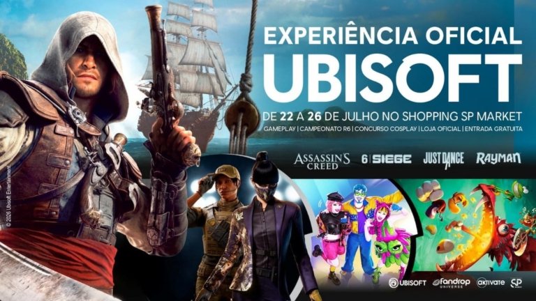 Ubisoft inaugura loja pop-up em São Paulo com Assassin’s Creed, Just Dance e Rainbow Six Siege