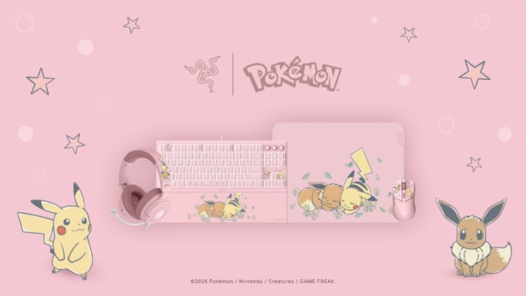 Razer anuncia coleção Pikachu & Eevee com periféricos gamer; produtos chegam ao Brasil em novembro