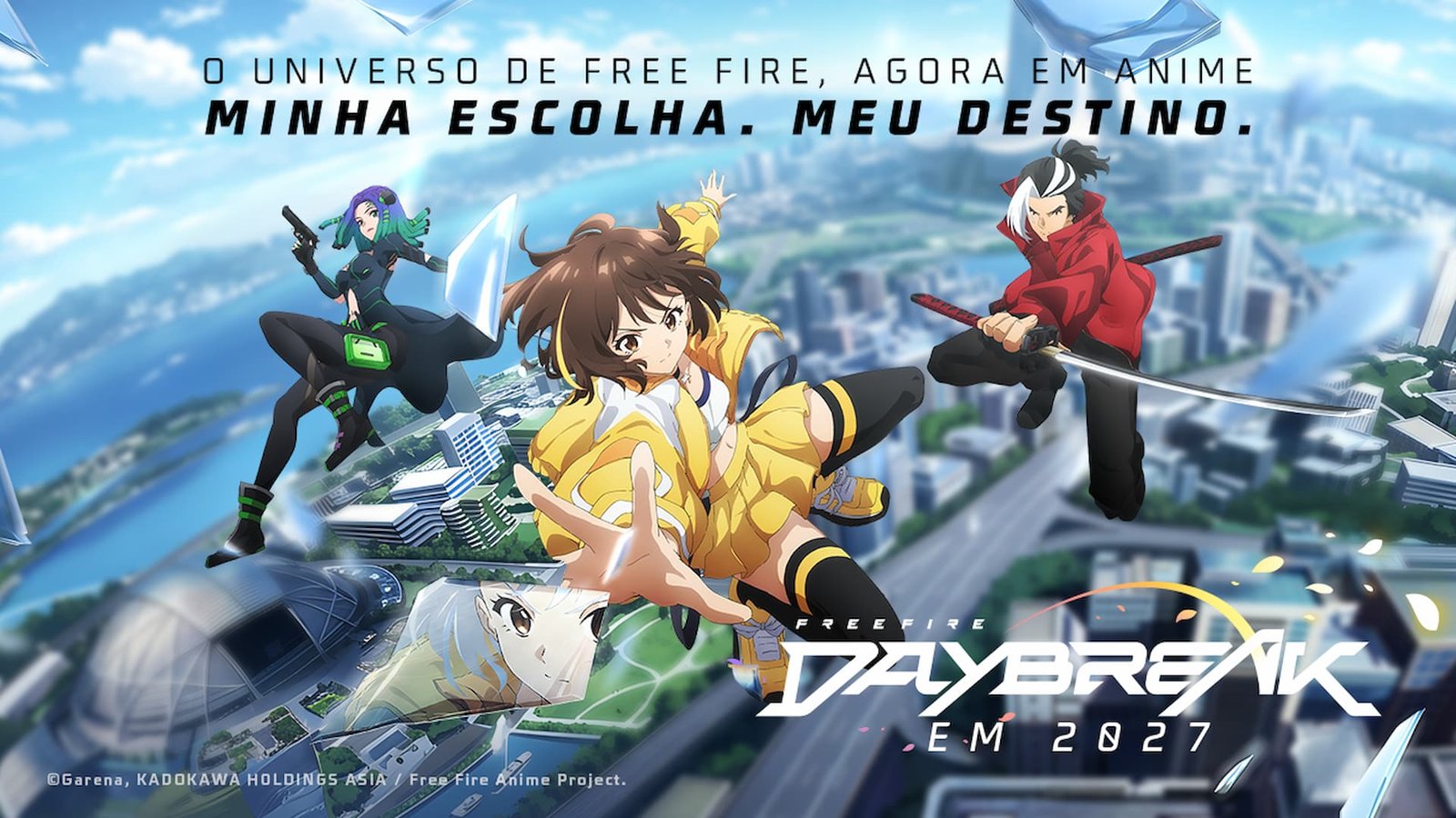 Free Fire: Daybreak é anunciado como anime oficial de Free Fire e estreia em 2027