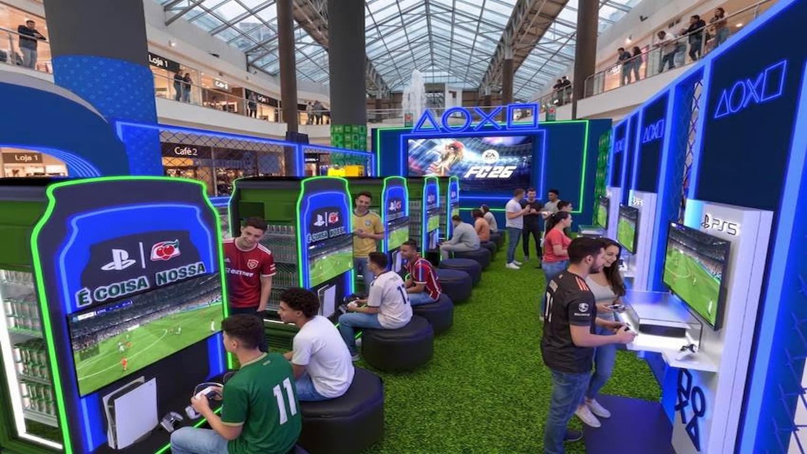 Guaraná Antarctica e PlayStation promovem experiência gratuita com PS5 em São Paulo