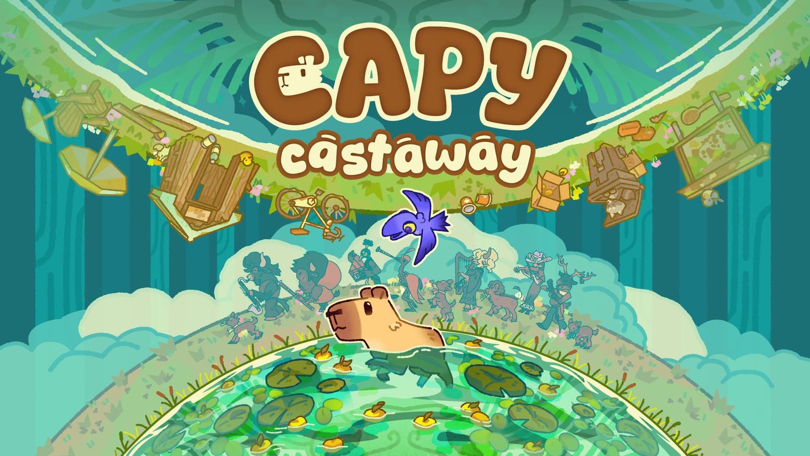 Capy Castaway é lançado no Steam com aventura cooperativa inspirada em capivaras reais