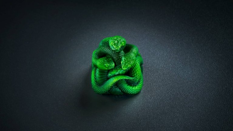 Razer anuncia Artisan Keycap Triple-Headed Snake Edition, produzida e pintada à mão